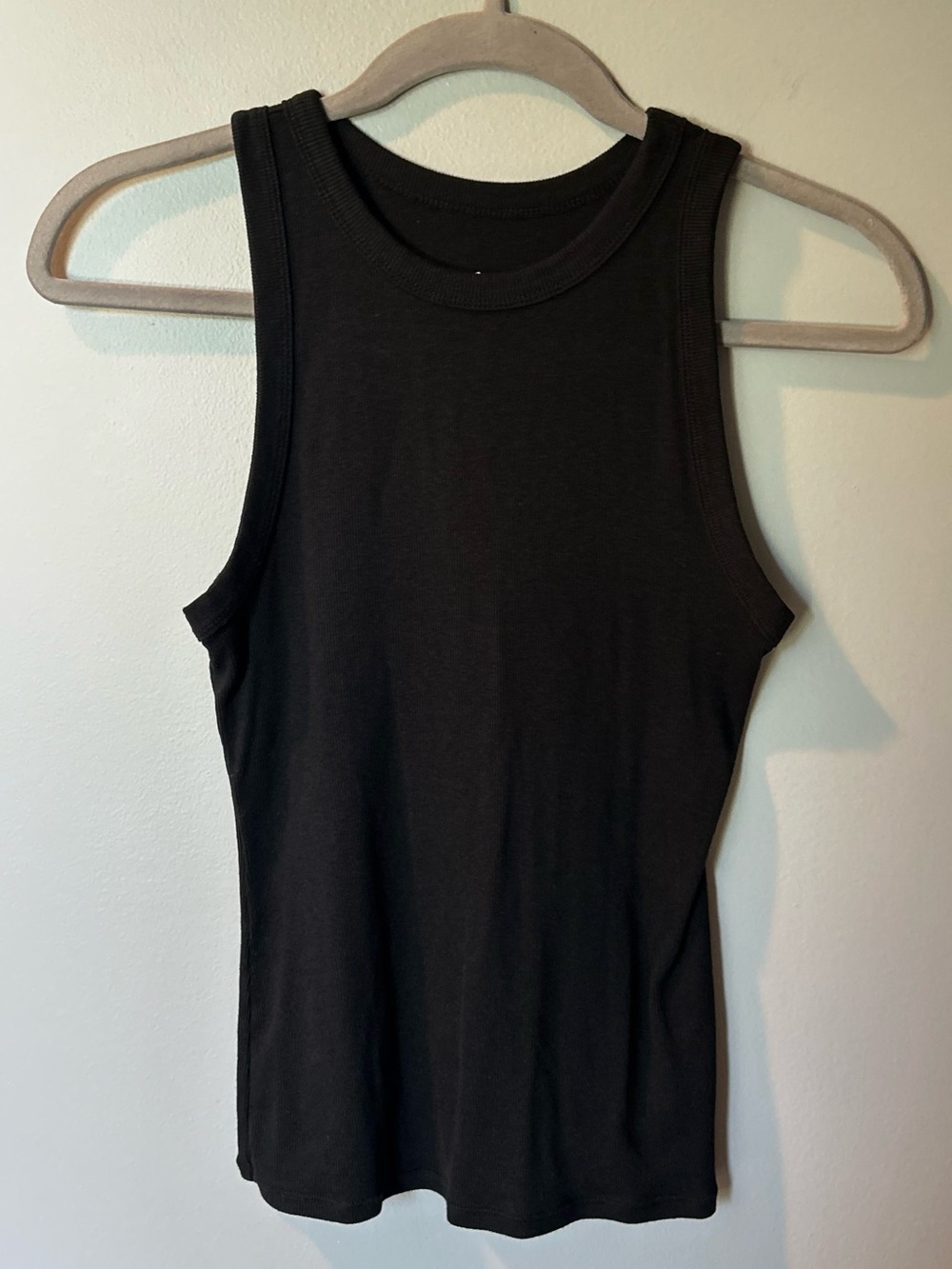 a new day Black Ribbed Tank Top - Women's Sleeveless Tee